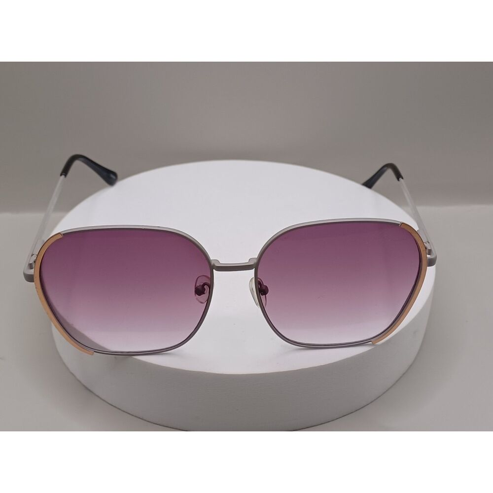 Vince Camuto VC1118 Gray and Rose Gold w Purple Fade Lenses Sunglasses